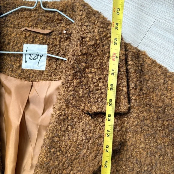 Cozy Chocolate Brown Teddy Coat | Oversized Faux Fur Jacket Size M/L - Picture 7 of 16